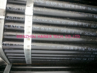 الصين ASTM A106 / API 5L Gr.B أنابيب الفولاذ الكربوني السلسة،1-1/4 &quot;SCH40 المزود