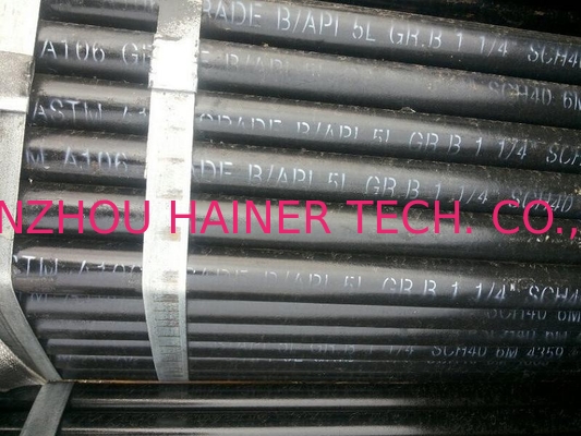 ASTM A106 / API 5L Gr.B أنابيب الفولاذ الكربوني السلسة،1-1/4 